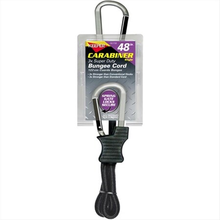 Hampton Prod 48 In. Heavy Duty Carabiner Style Bungee Cord K29-6158